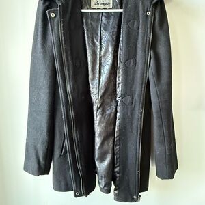 Guess Women's Black Pea Coat